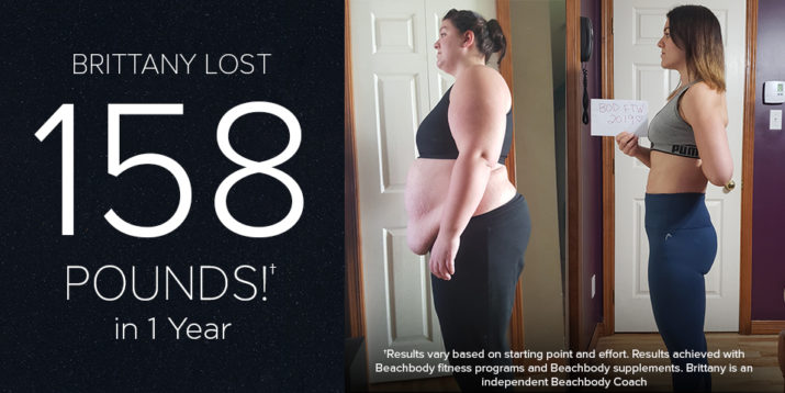 Brittany H. Lost 158 Pounds in 1 Year