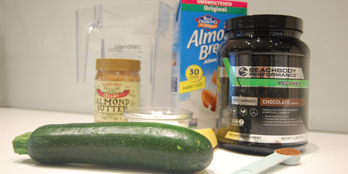 Chocolate Recover Zucchini Bread Smoothie