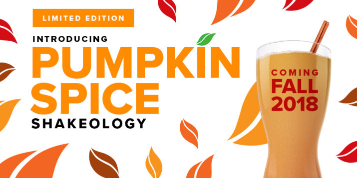 Coming Soon: Pumpkin Spice Shakeology