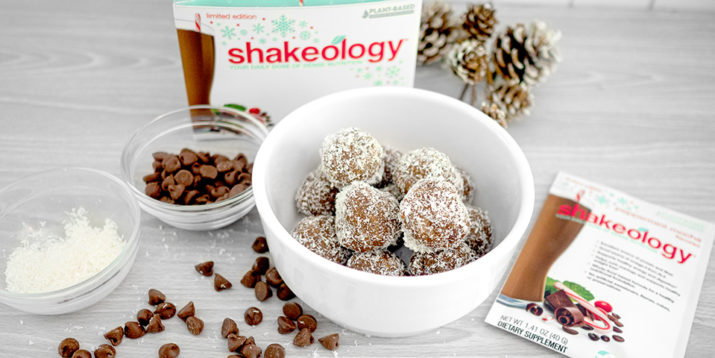 Bocadillos Proteicos con Shakeology de Peppermint Mocha