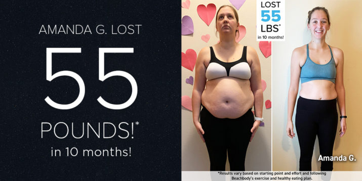 Amanda G. Lost 55 Pounds in 10 Months