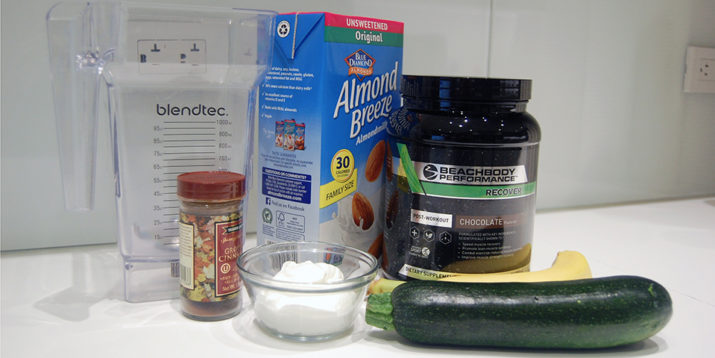 Chocolate Recover Zucchini Bread Smoothie