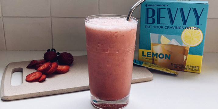 Strawberry Basil Bevvy Lemonade