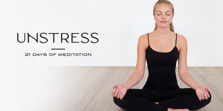 Ahora disponible — Unstress: 21 Days of Meditation