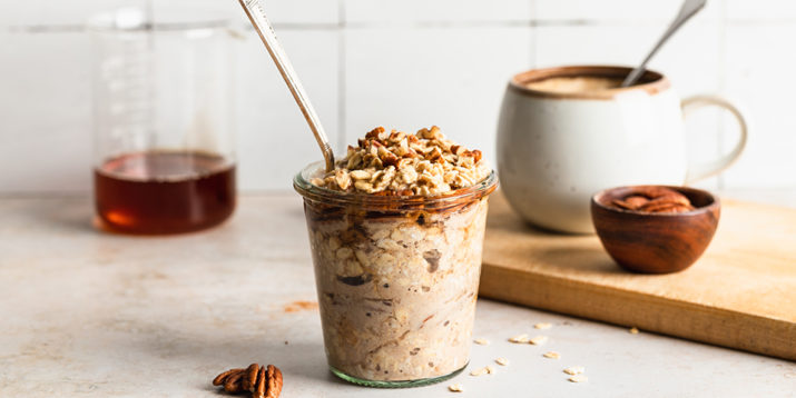 Maple and “Brown Sugar” Overnight Oats