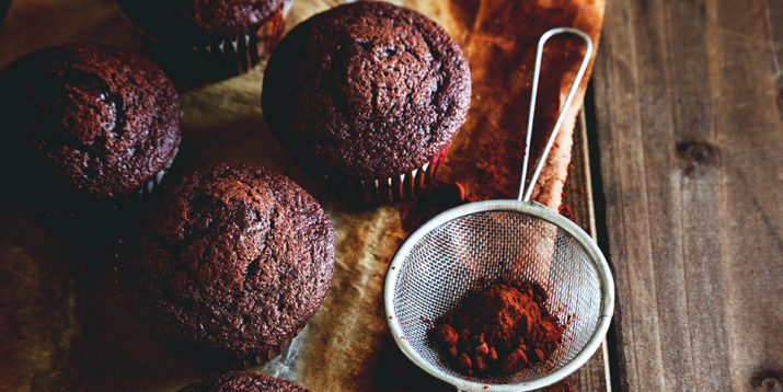 Chocolate Peppermint Muffins
