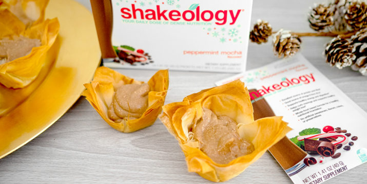 Peppermint Mocha Shakeology Cannoli Cups
