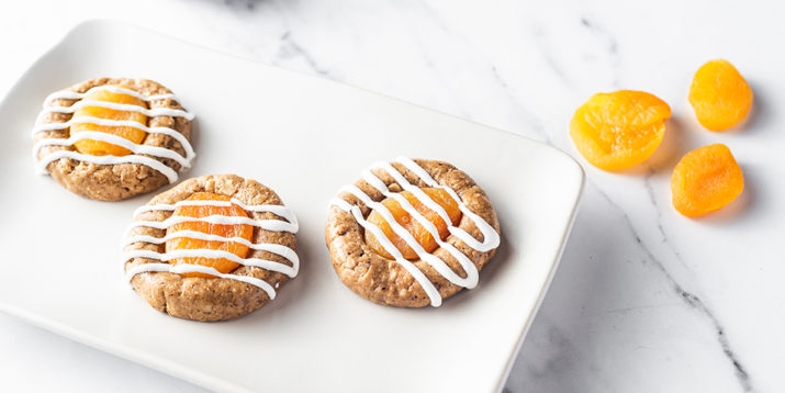 Almond and Apricot Thumbprint Cookies