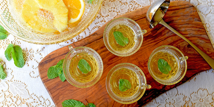 Punch Fruité au Champagne