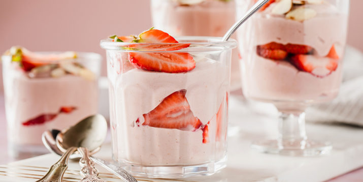 Strawberries and Cream Mousse