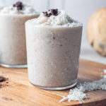 Coconut Cookies & Creamy Shakeology in glasses