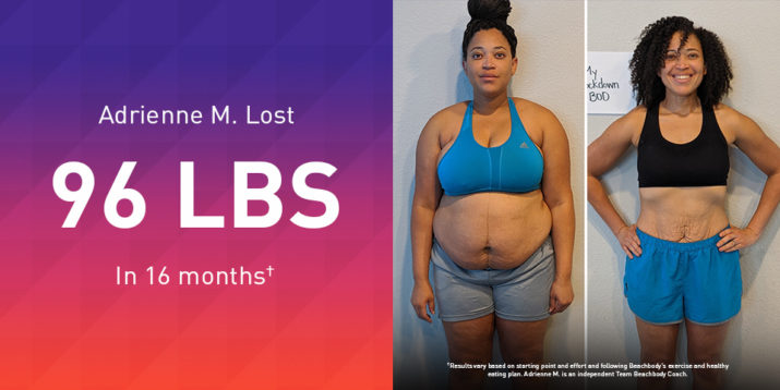 Adrienne M. Lost 96 Pounds in 16 Months