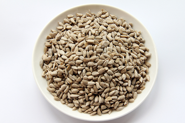 sunflower seeds on a plate