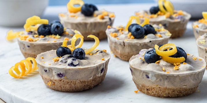 Lemon Blueberry Cheesecake Bites