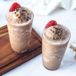 Just Cookies & Creamy Shakeology Smoothie in glasses