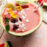 Vanilla Shakeology watermelon bowl