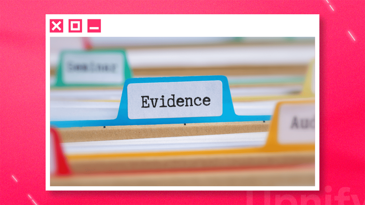 control de evidencias