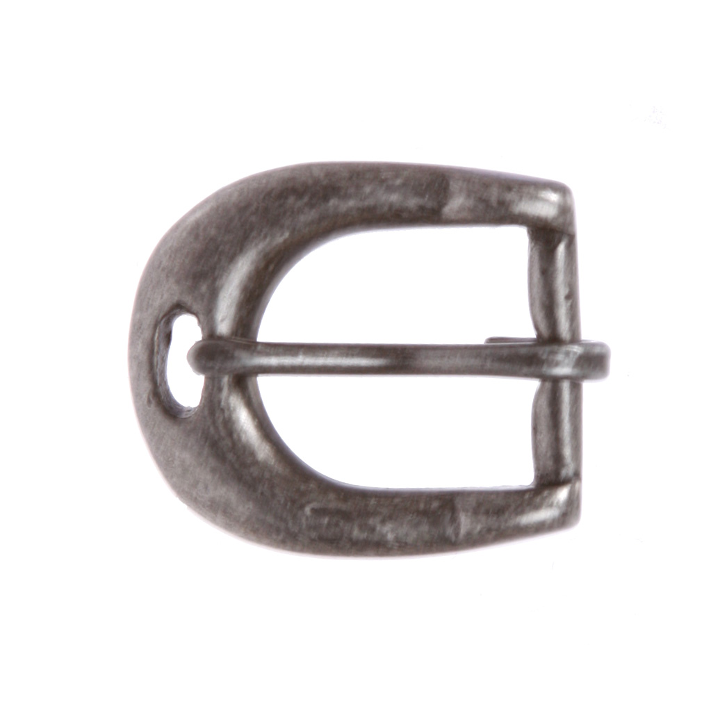3/4&Prime; (19 mm) Single Prong Solid Brass Horseshoe Belt Buckle