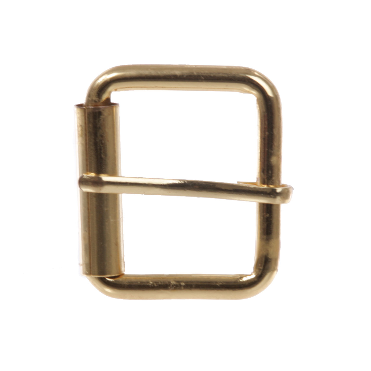 1 1/2&Prime; Nickel Plated Single Prong Simple Roller Buckle