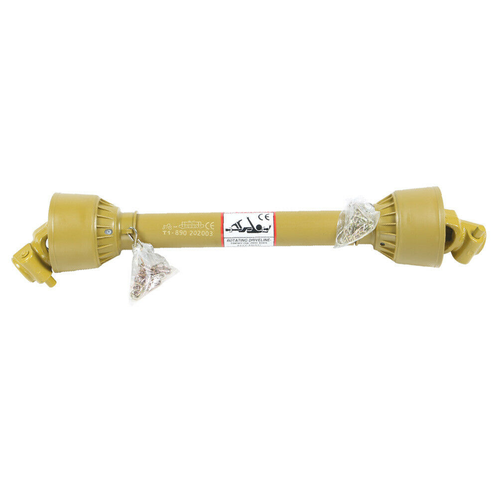 Zapfwelle Gelenkwelle, 890-1140mm 210 Nm Kardanwelle Gelenkwelle mit Schutz PTO-Shaft Antriebswelle,1 3/8 - 6 Zähne,TYP A (65-90 cm