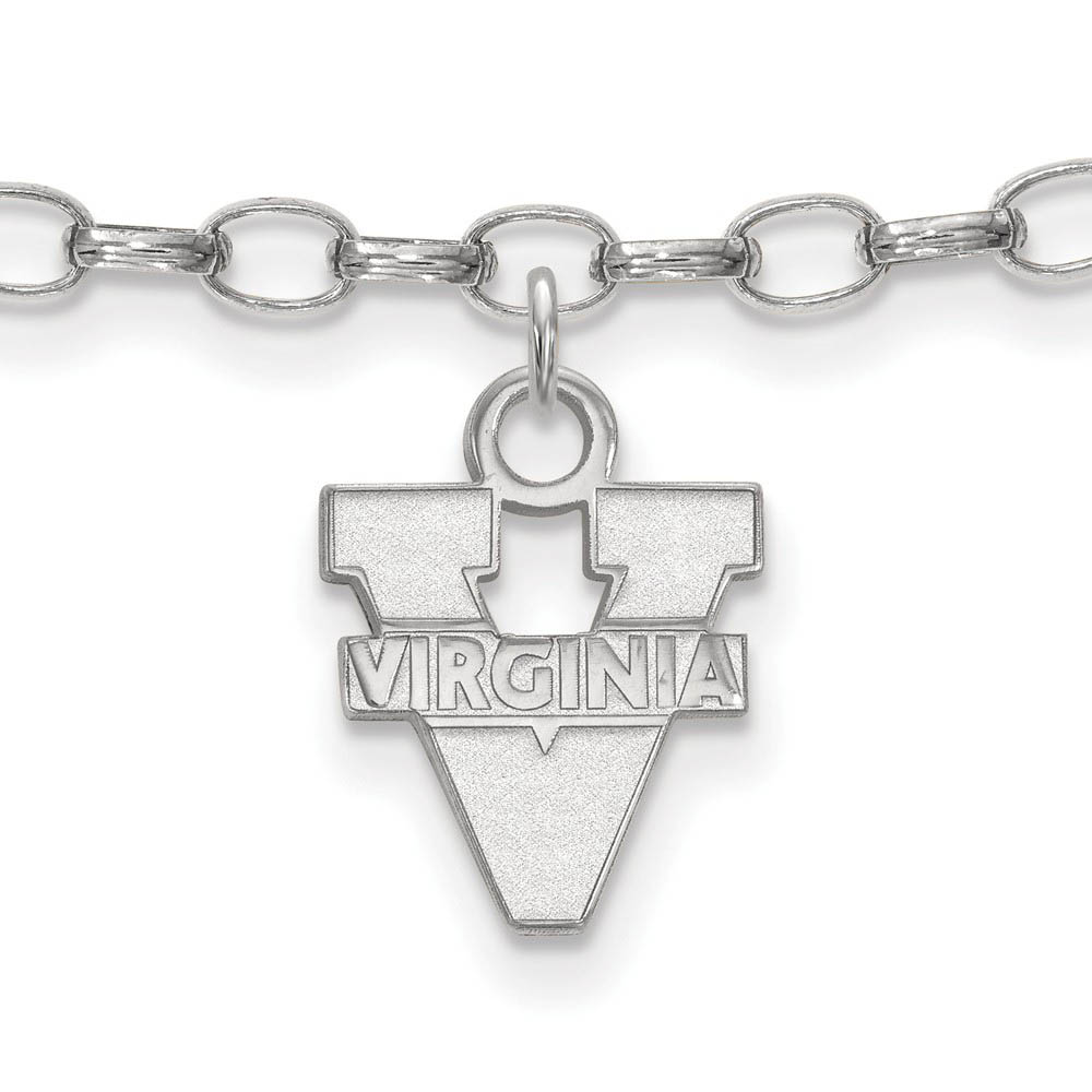 Sterling Silver University of Virginia Anklet