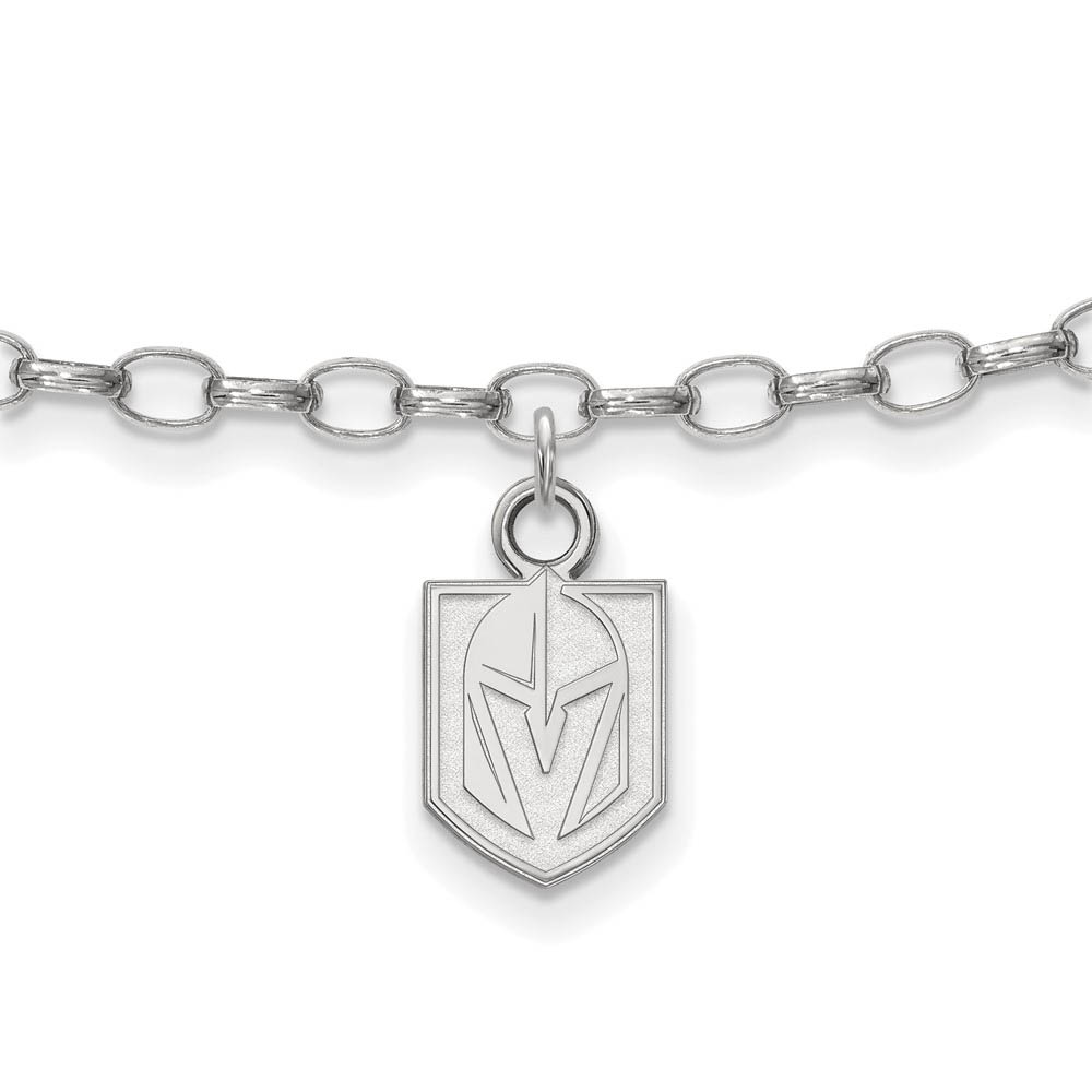 Sterling Silver NHL Vegas Golden Knights Anklet