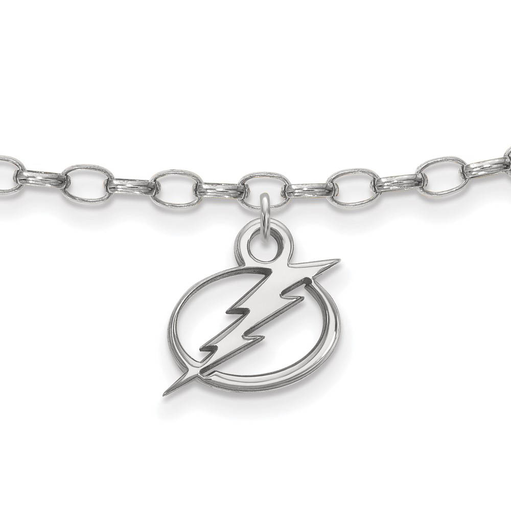 Sterling Silver NHL Tampa Bay Lightning Anklet