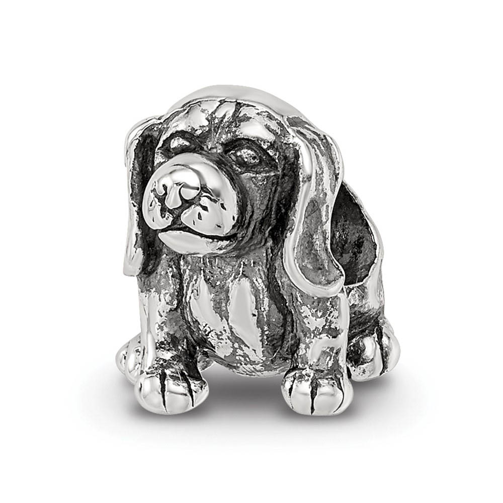 Sterling Silver Beagle Bead Charm