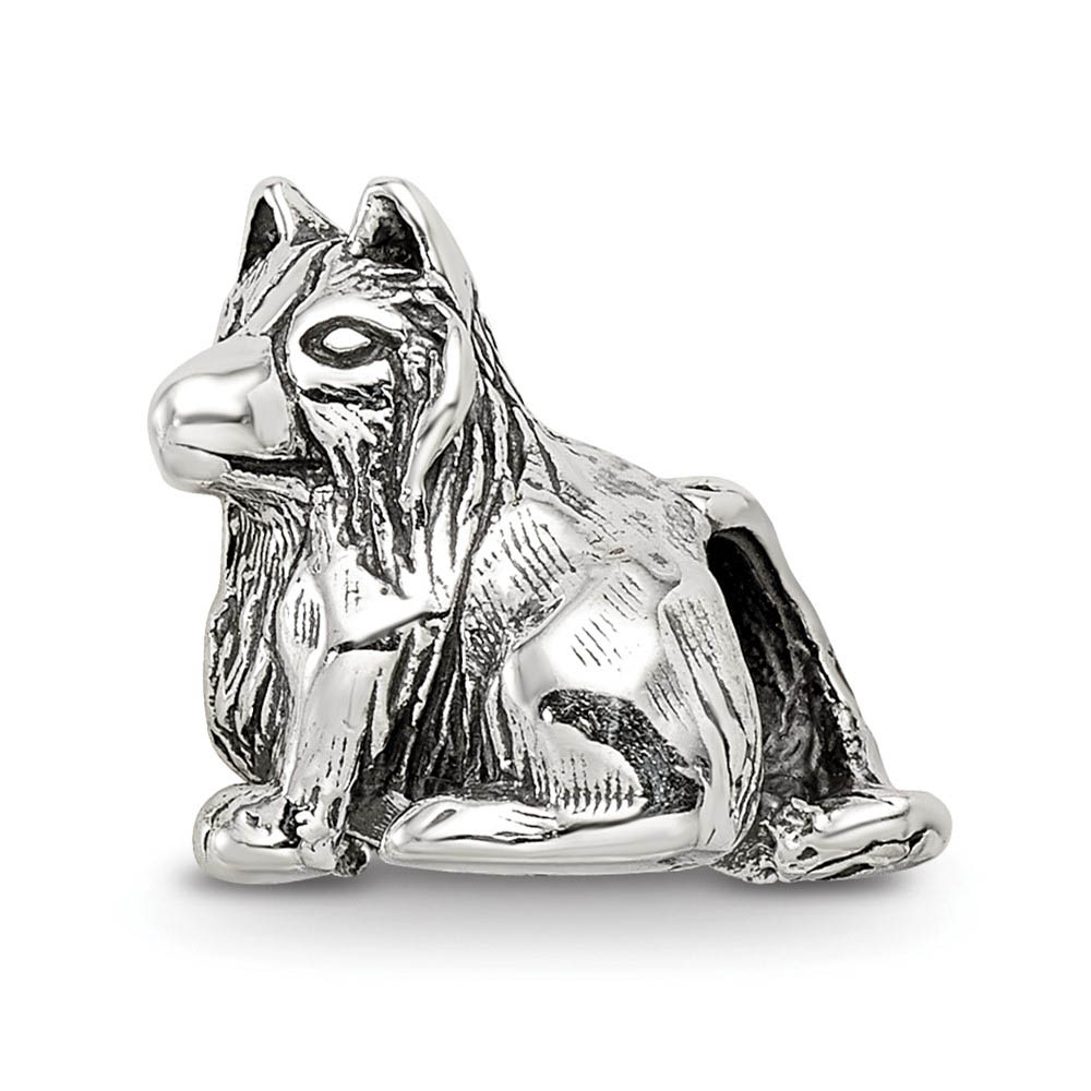 Sterling Silver Shetland Sheepdog Bead Charm