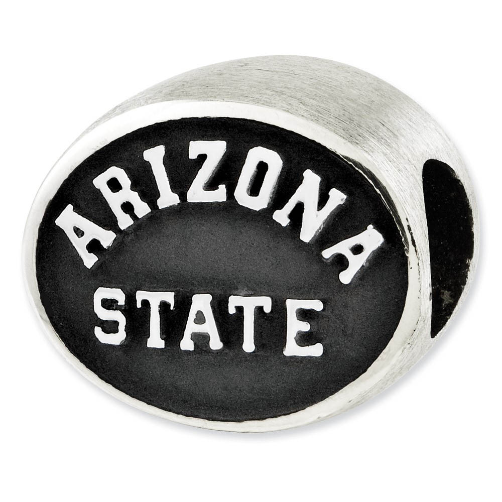 Sterling Silver & Enamel Arizona State Univer. Collegiate Bead Charm