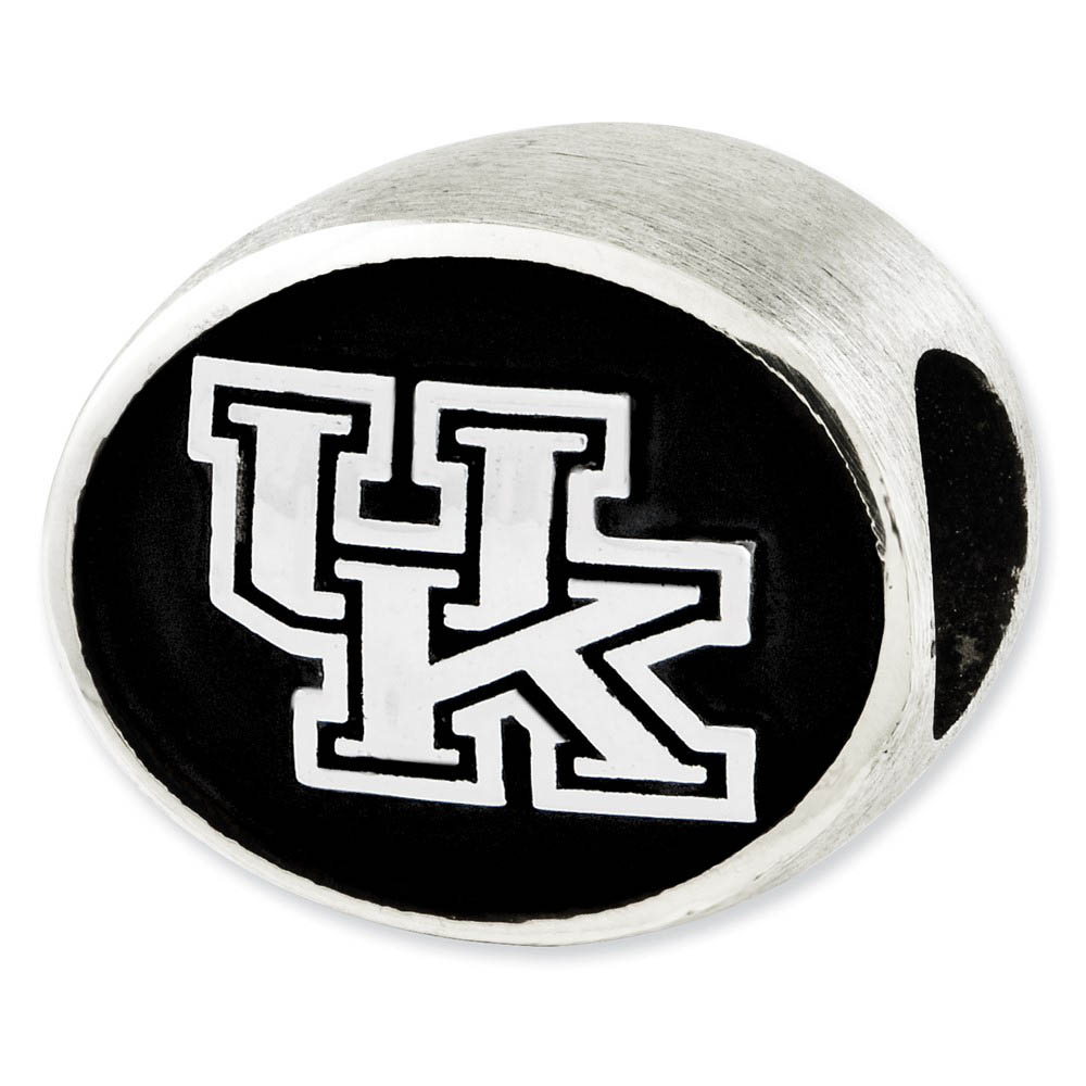 Sterling Silver & Enamel University of Kentucky Collegiate Bead Charm