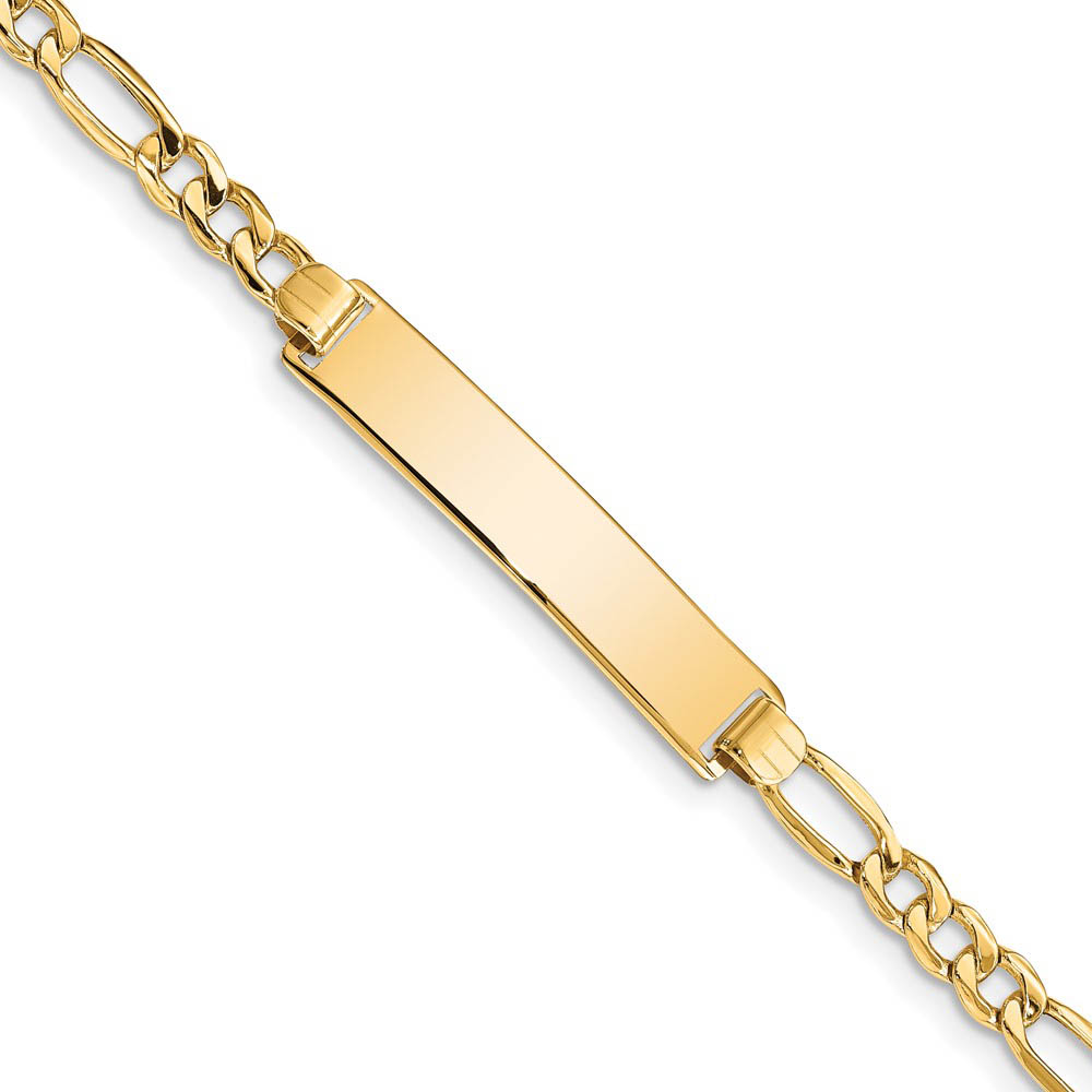 14k Yellow Gold I.D. Bracelet with Lobster Clasp