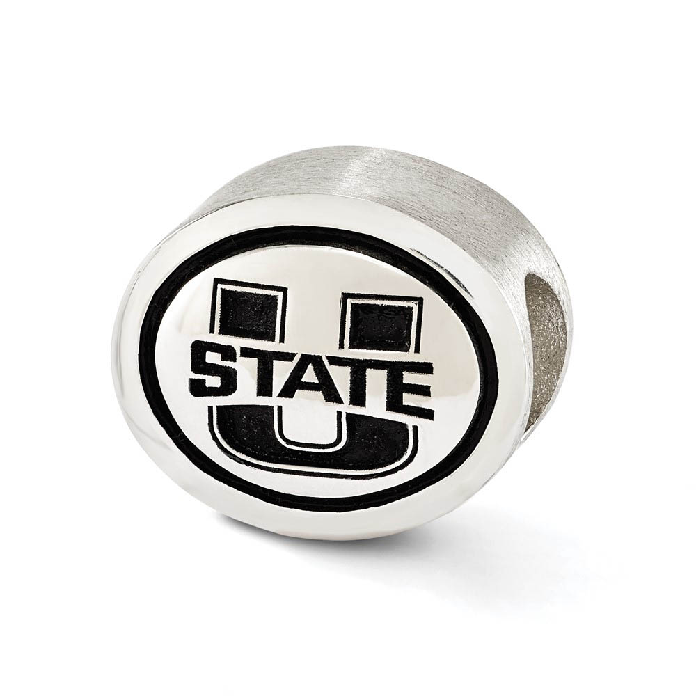 Sterling Silver Utah State University Collegiate Bead Charm