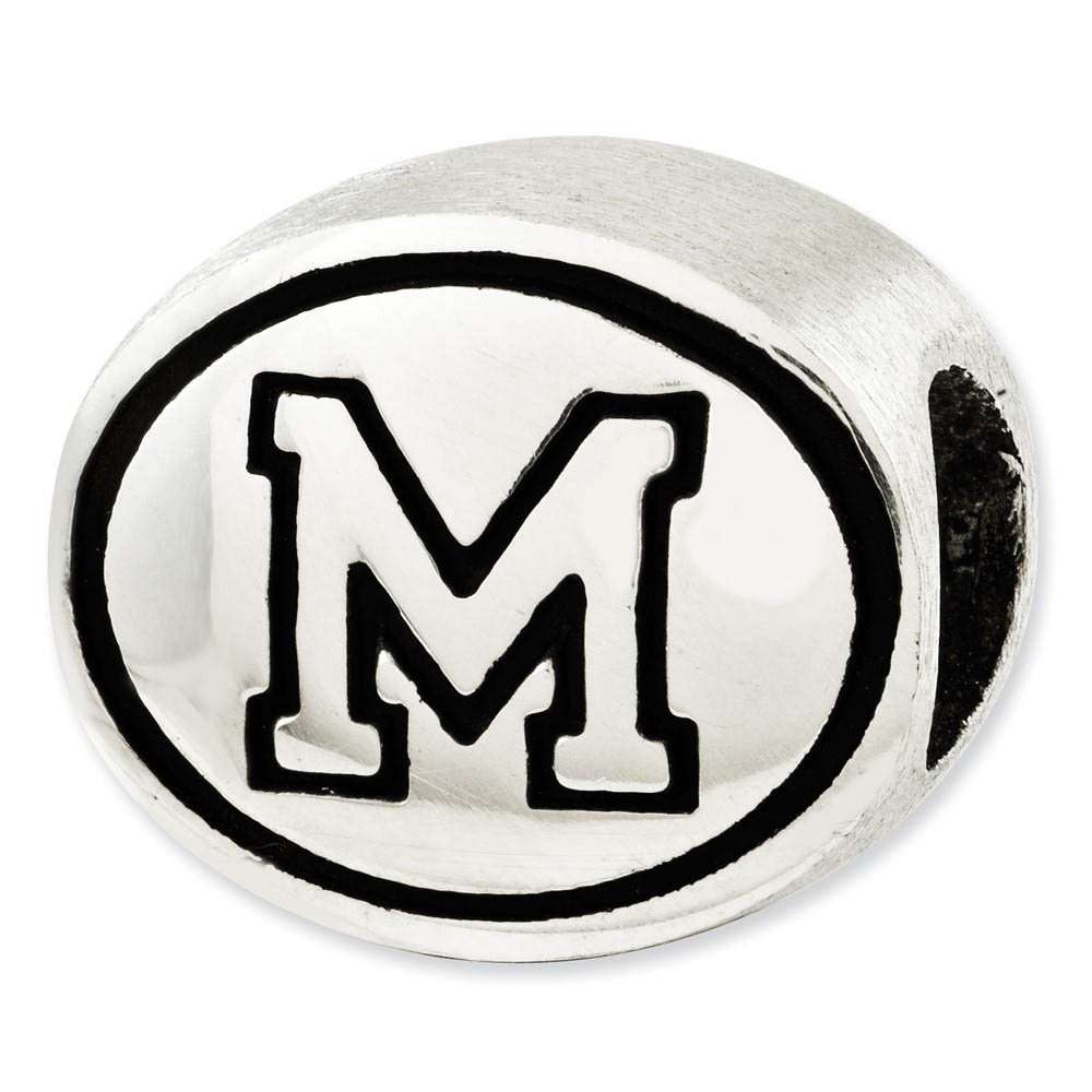 Sterling Silver University of Memphis Collegiate Bead Charm
