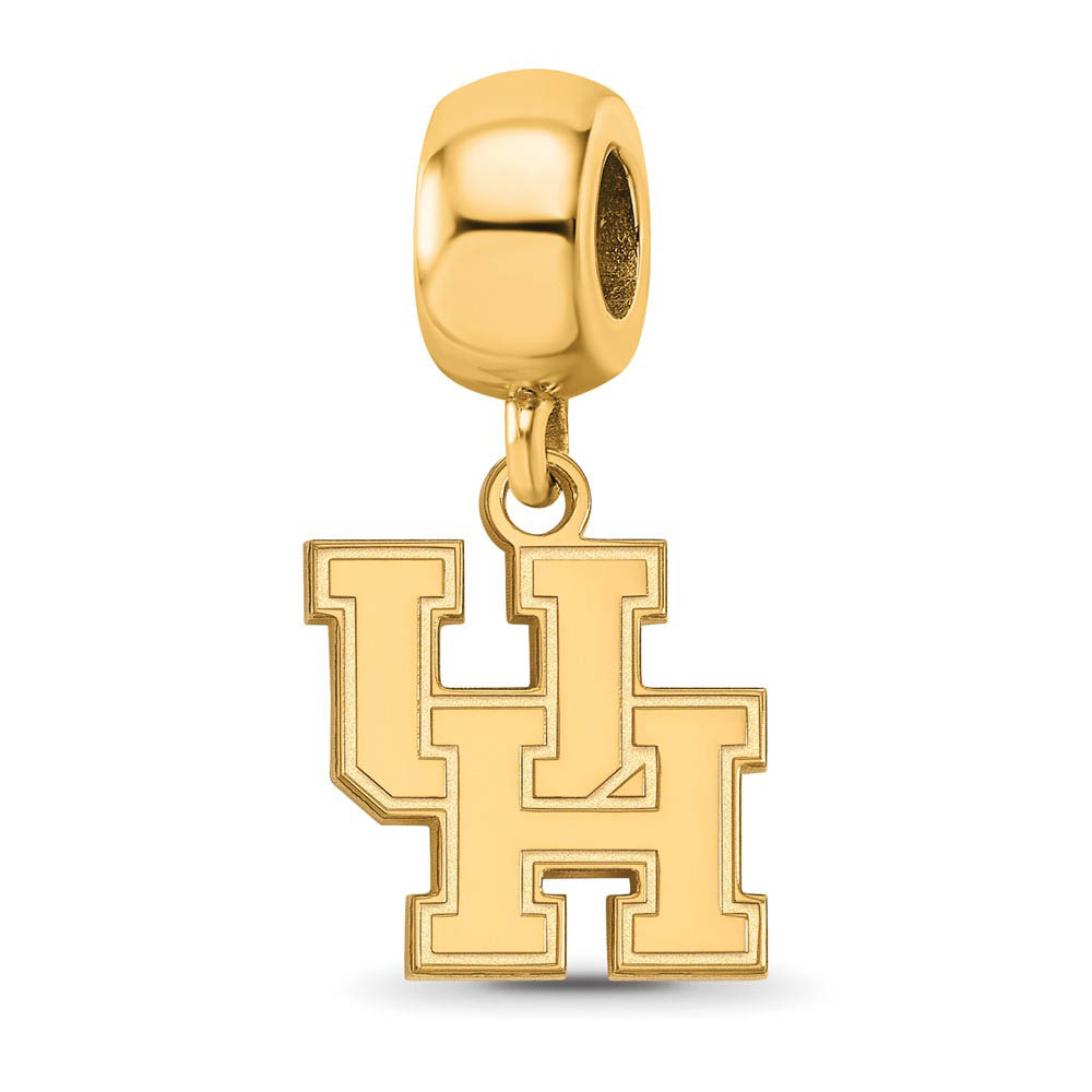 14k Gold Plated Silver University of Houston Sm Dangle Bead Charm
