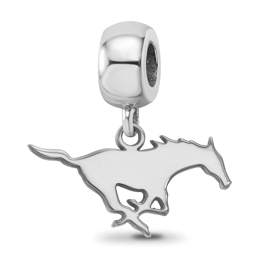 Sterling Silver Southern Methodist University Sm Dangle Bead Charm