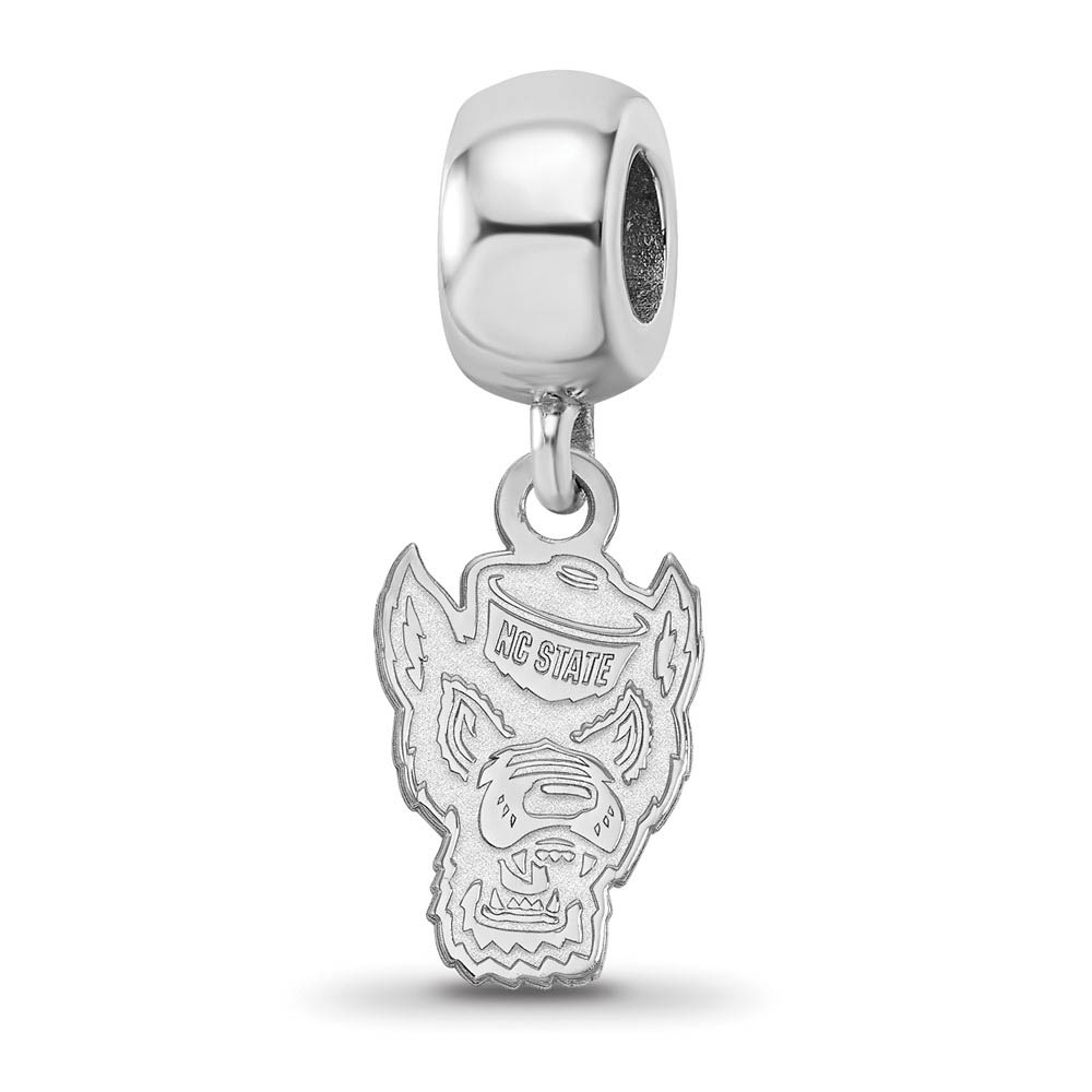 Sterling Silver North Carolina State Univ. Sm Dangle Bead Charm
