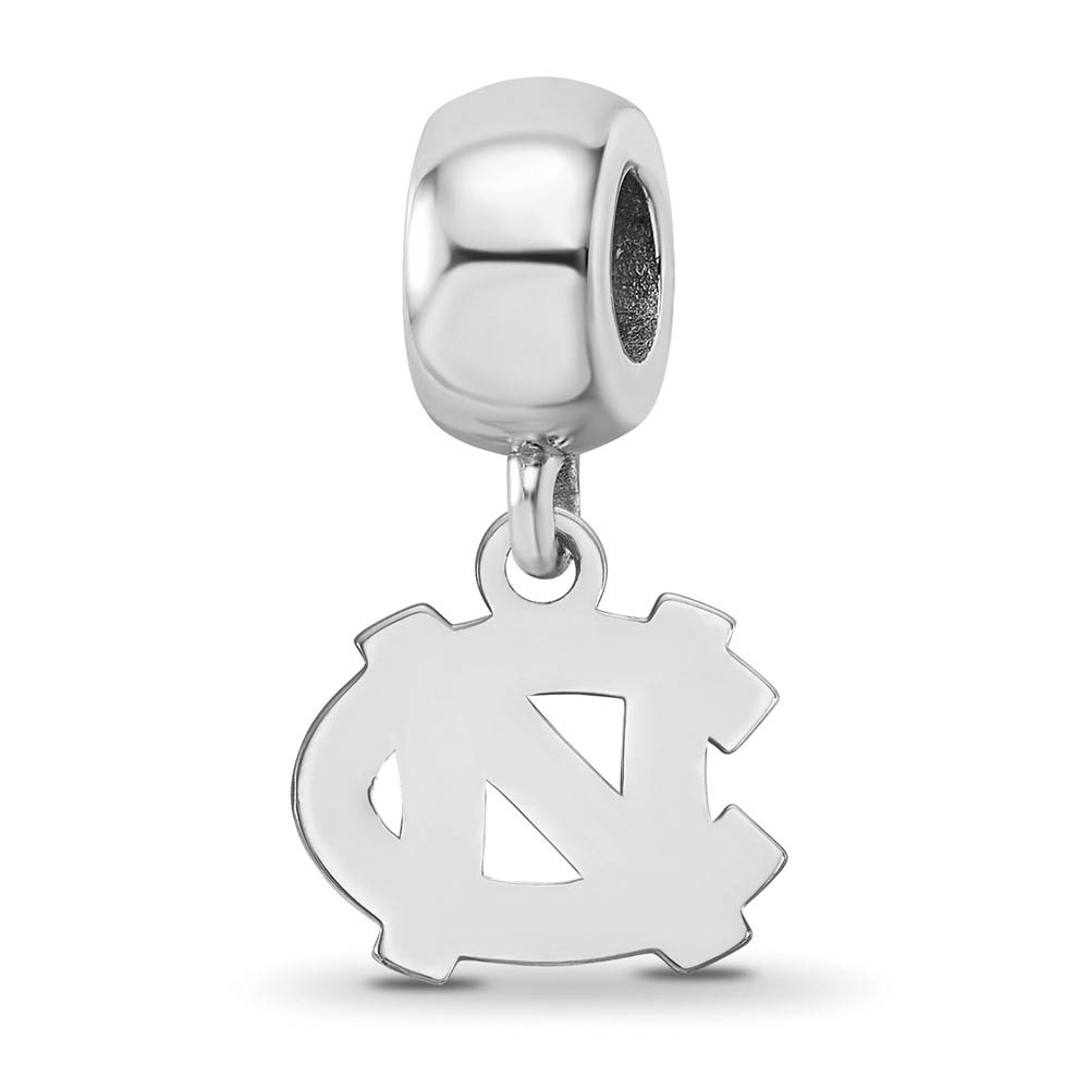 Sterling Silver University of North Carolina Dangle Bead Charm