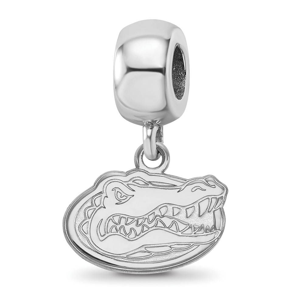 Sterling Silver University of Florida Gator Dangle Bead Charm