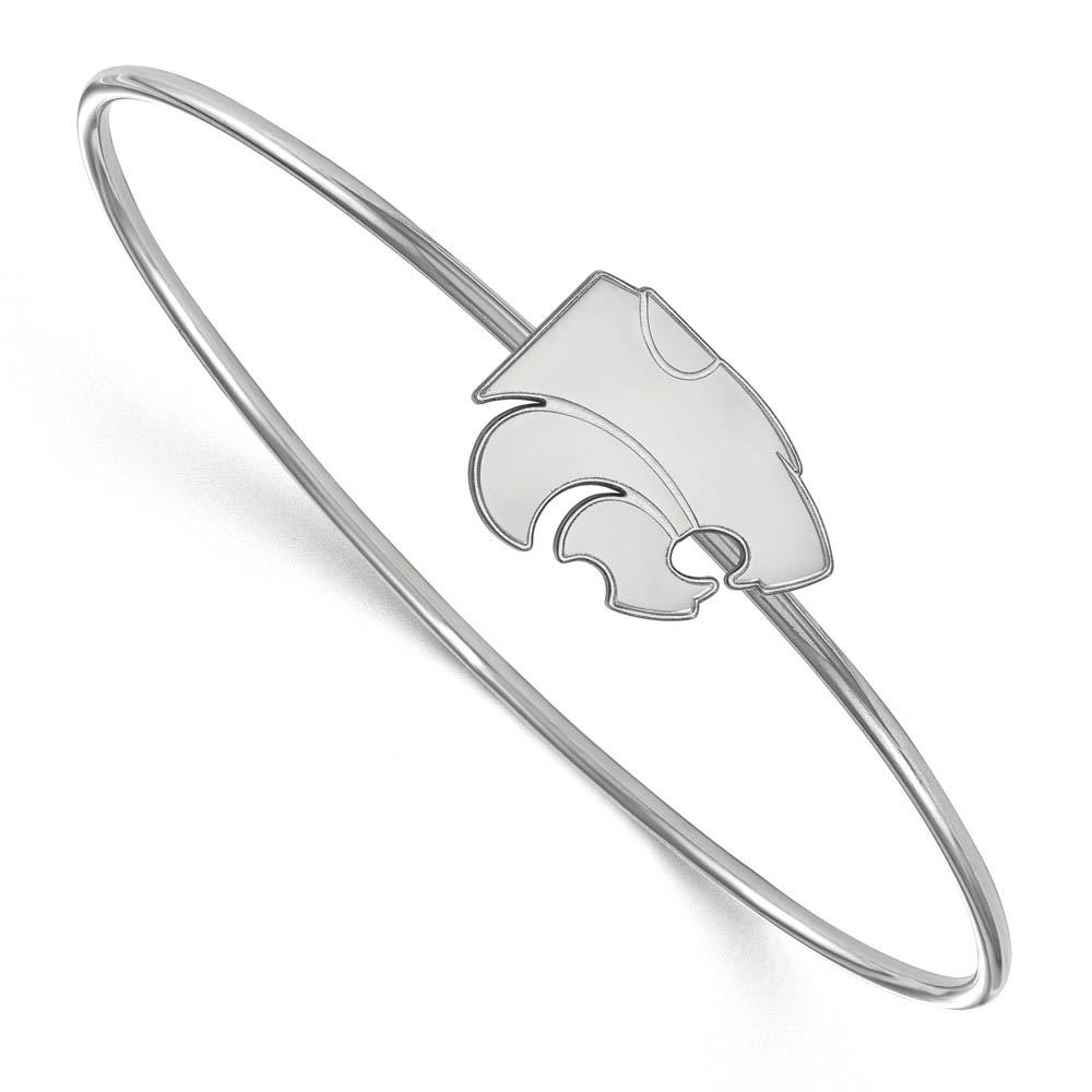 Sterling Silver Kansas State University Wildcat Bangle