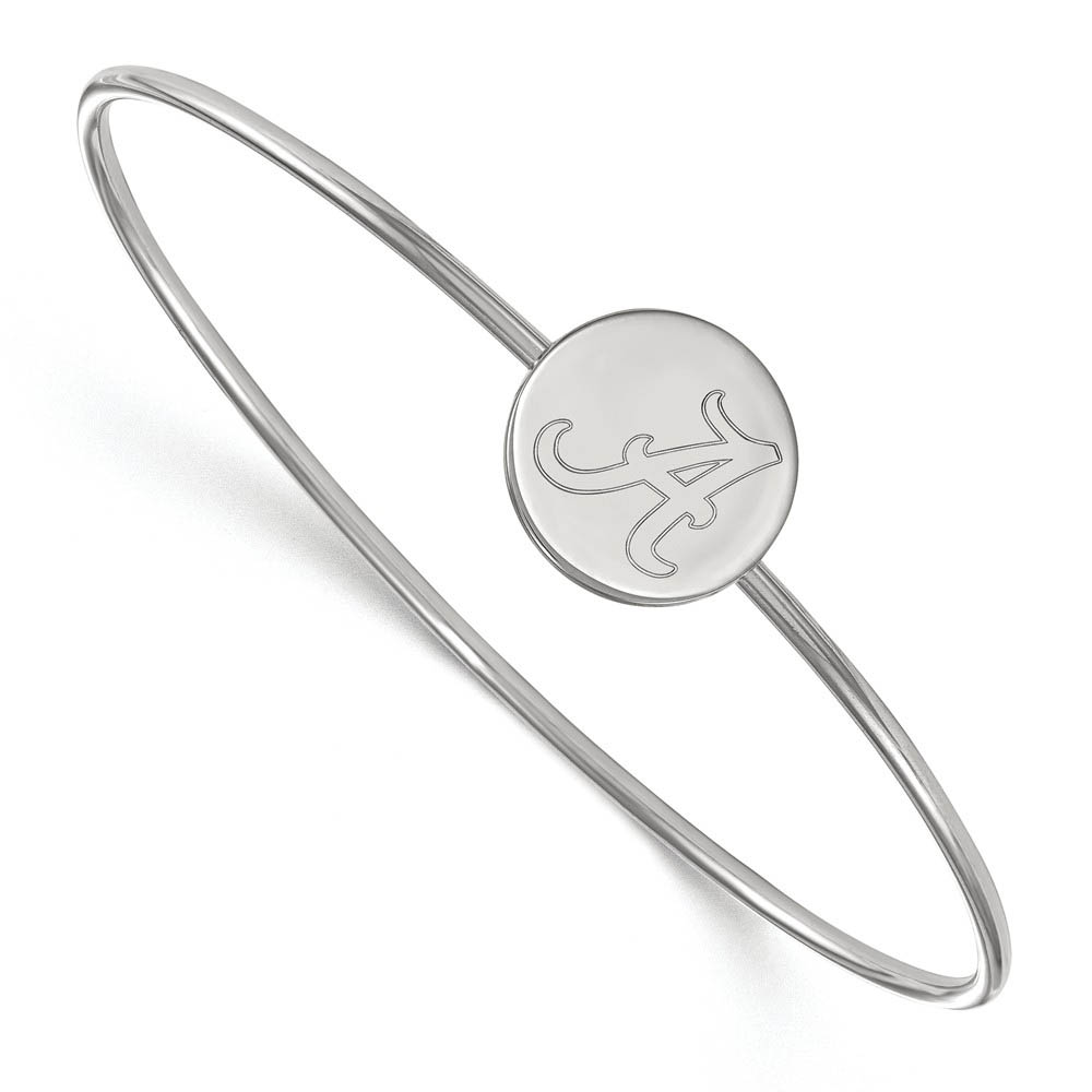 Sterling Silver University of Alabama 'A' Bangle