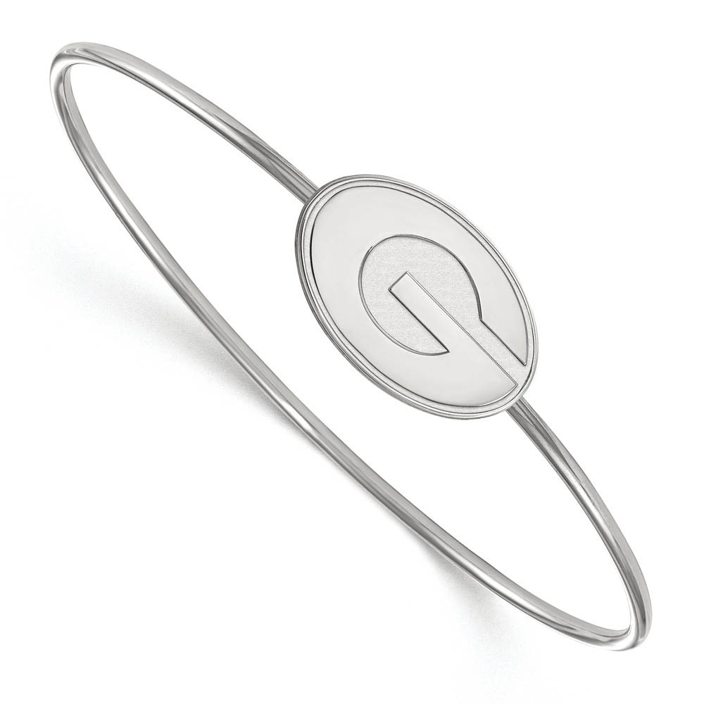 Sterling Silver University of Georgia Logo Bangle