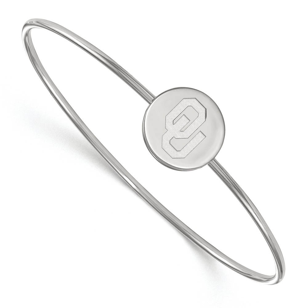 Sterling Silver University of Oklahoma Bangle Slip on