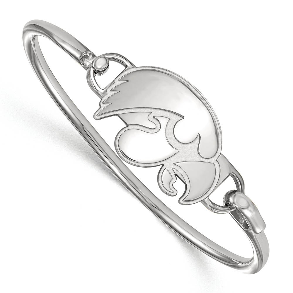Sterling Silver University of Iowa Bangle