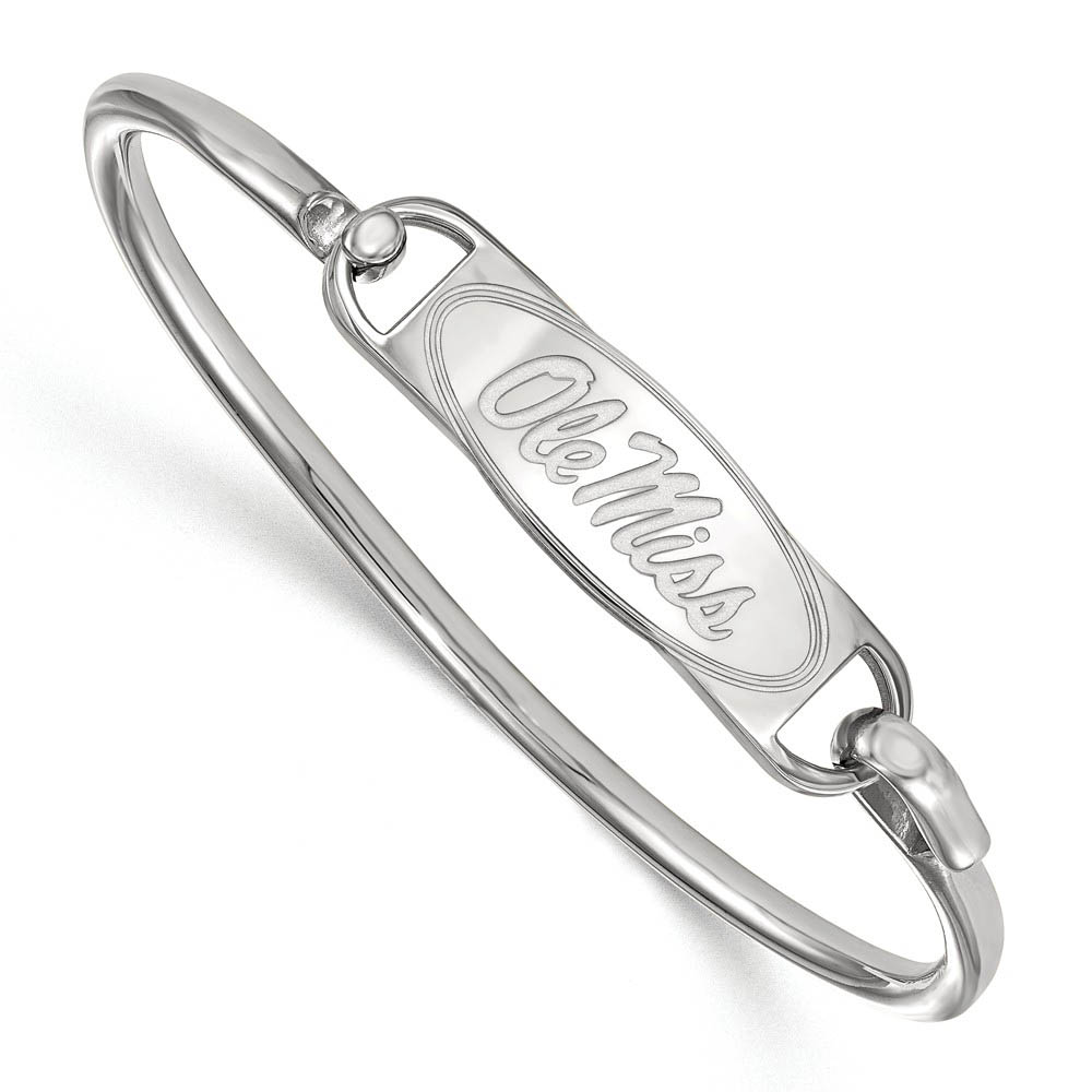 Sterling Silver University of Mississippi Bangle