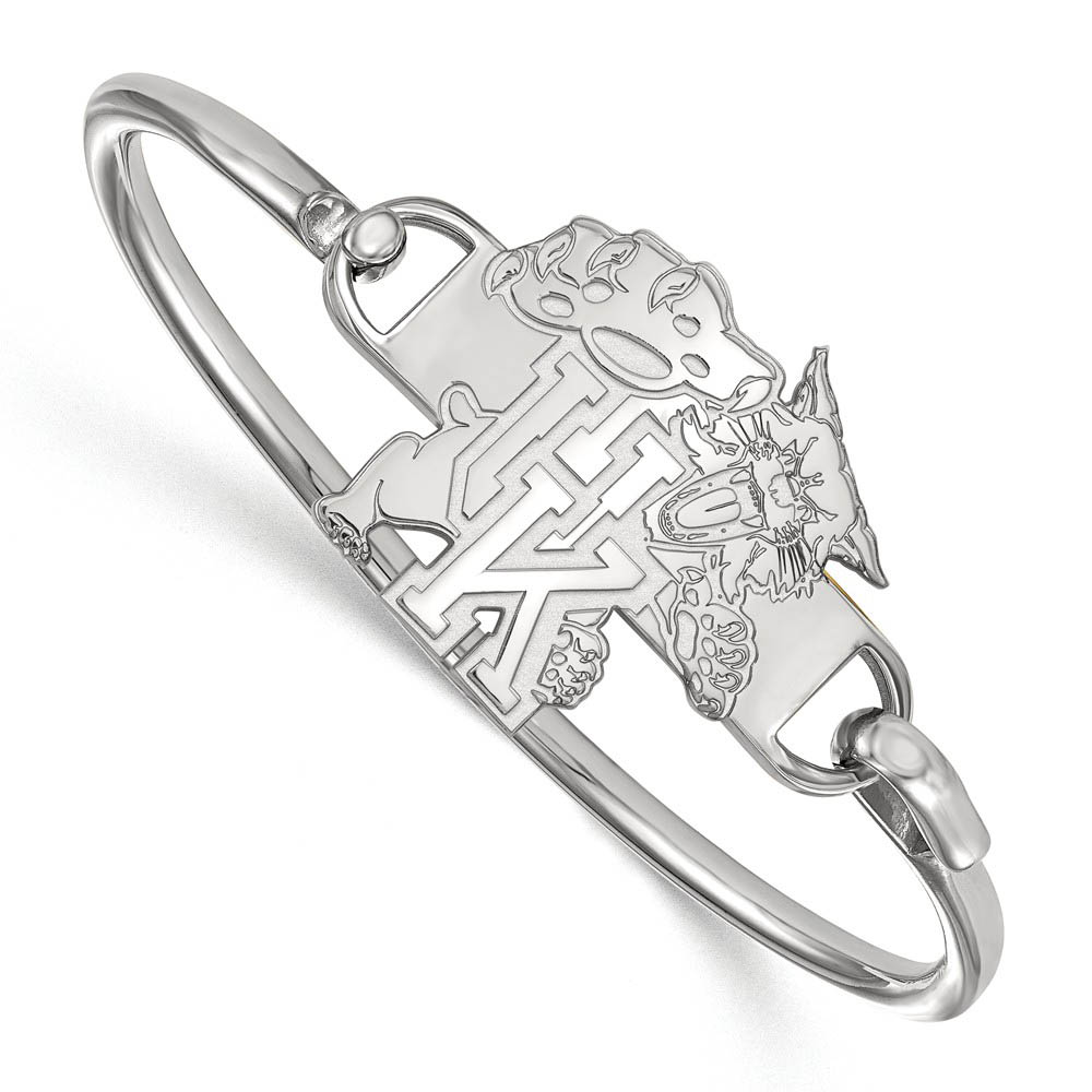 Sterling Silver University of Kentucky Hook Style Bangle