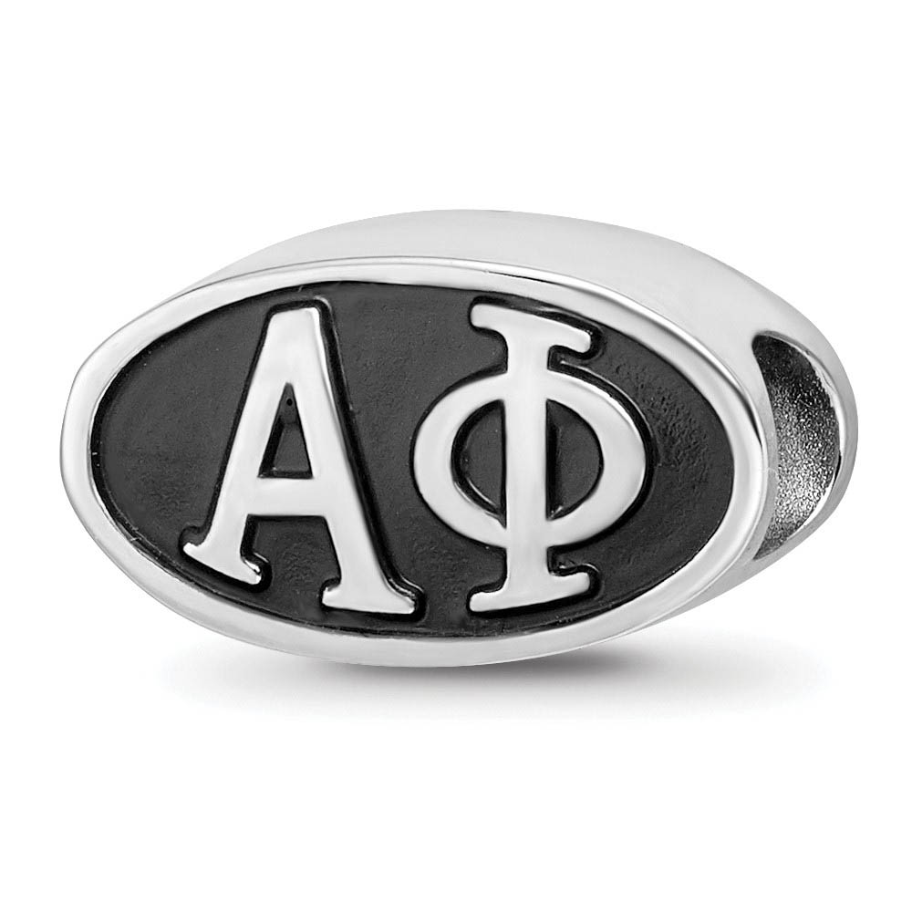 Sterling Silver Alpha Phi Letters Bead Charm