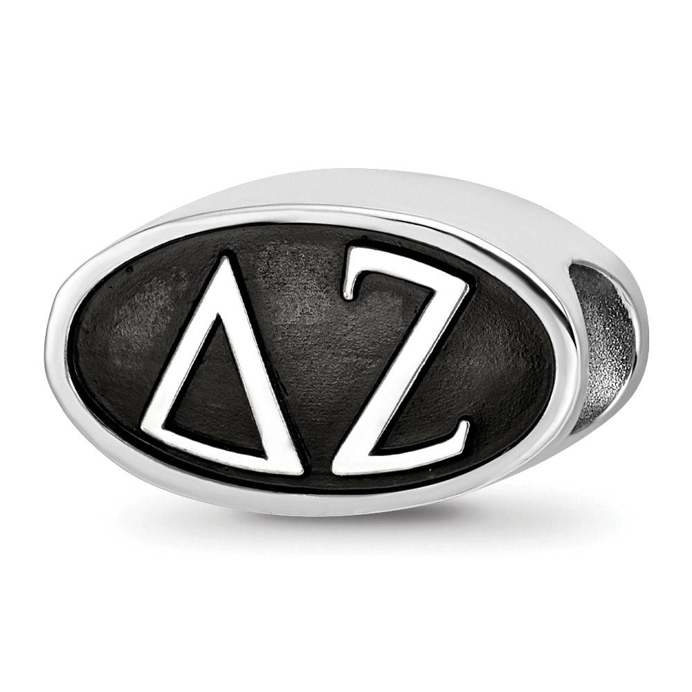 Sterling Silver Delta Zeta Letters Bead Charm