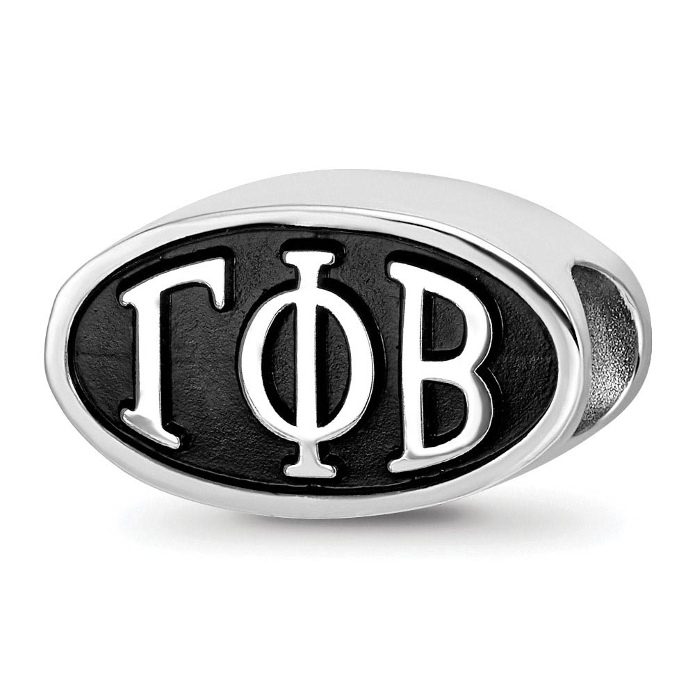 Sterling Silver Gamma Phi Beta Letters Bead Charm