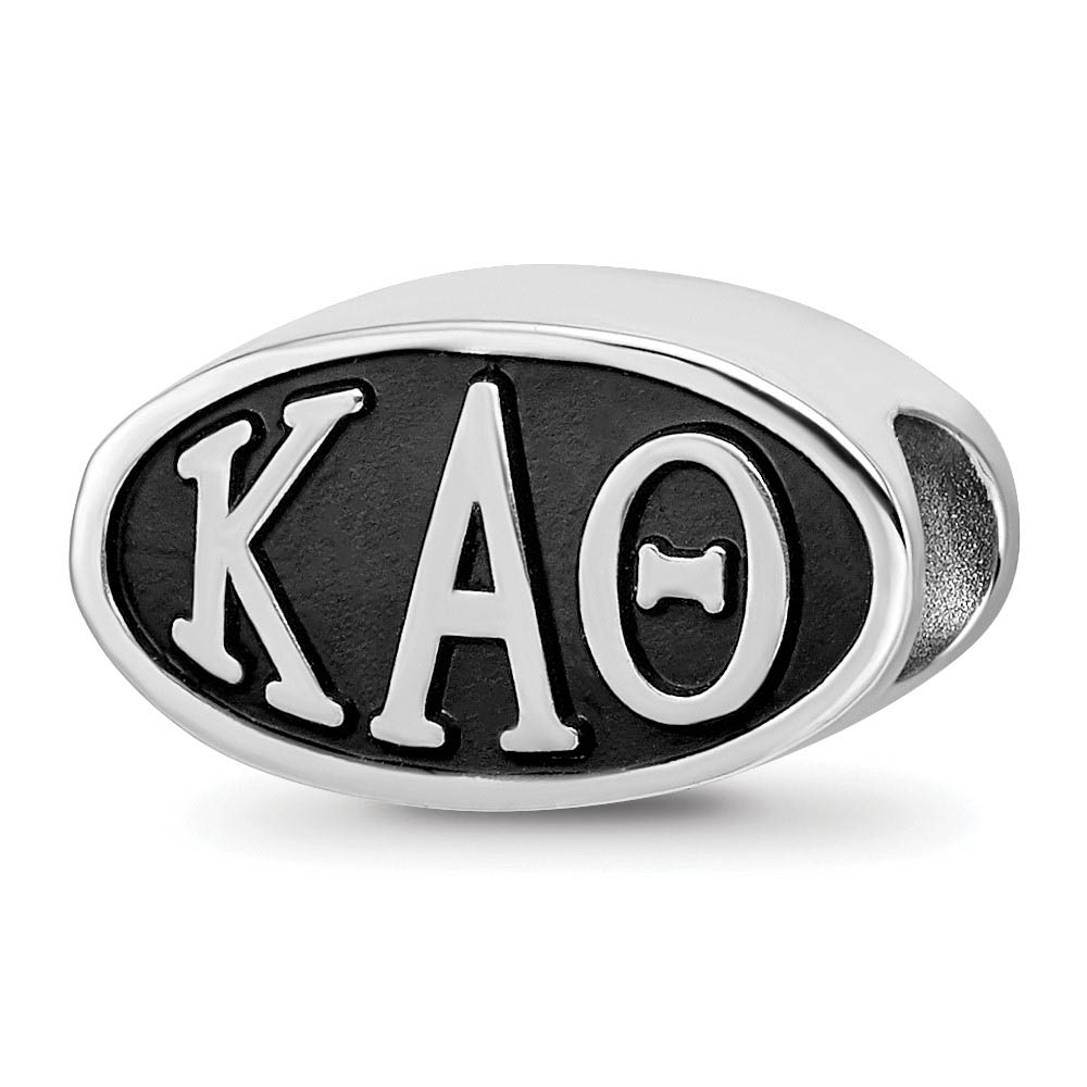 Sterling Silver Kappa Alpha Theta Letters Bead Charm